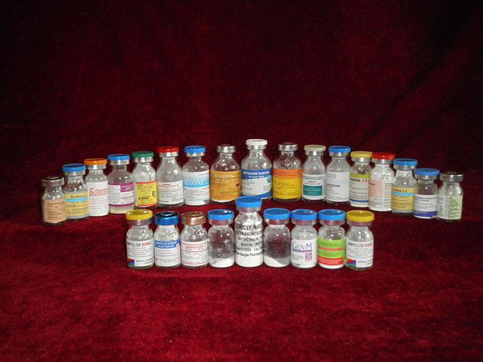 Sterile powder injection